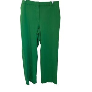 Aritzia Babaton Kelly Green Agency Pants in City Wool Size 16